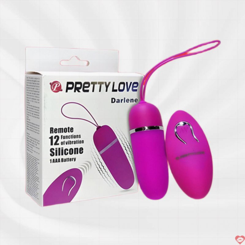 Trứng rung Pretty Love Darlene điều khiển từ xa 12 chế độ