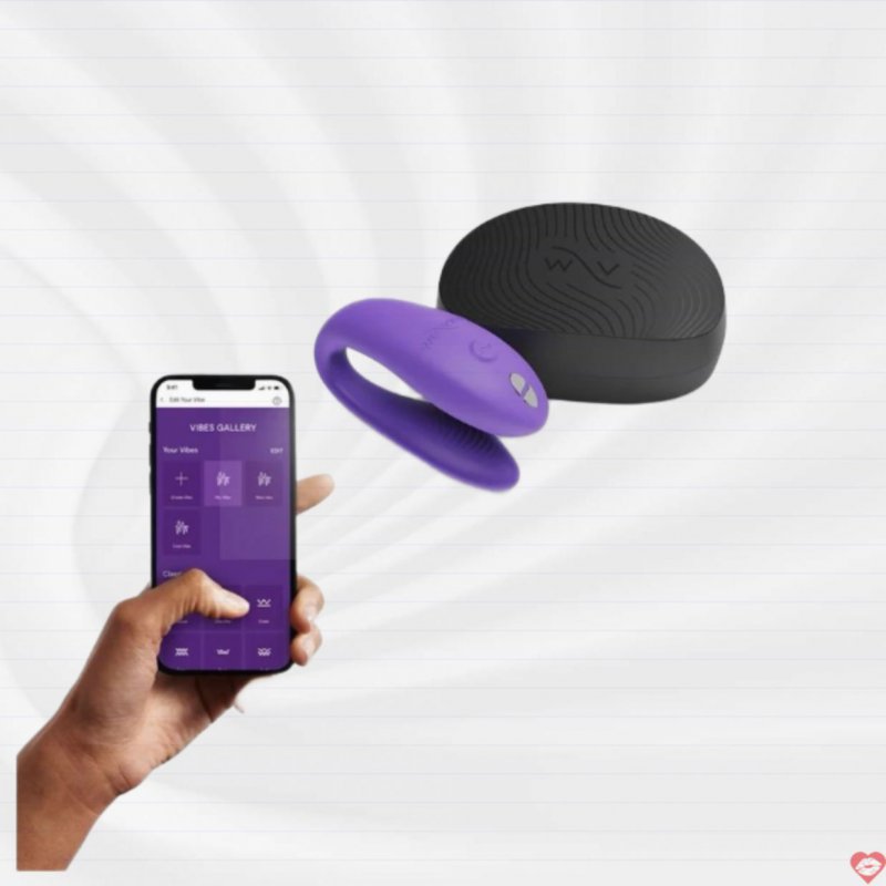 Máy rung 2 đầu We-Vibe Sync Go điều khiển xa, kích thích tối đa
 
