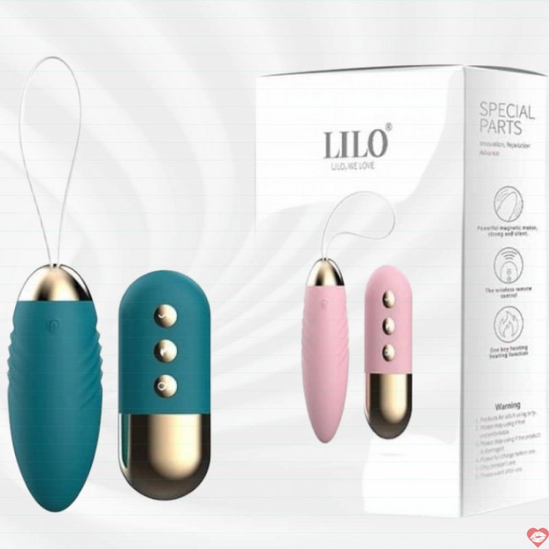 Trứng rung Lilo sưởi ấm điều khiển xa