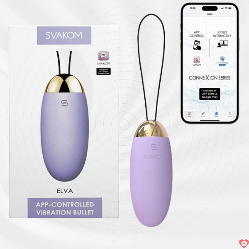 Trứng rung cao cấp Svakom Elva điều khiển qua App