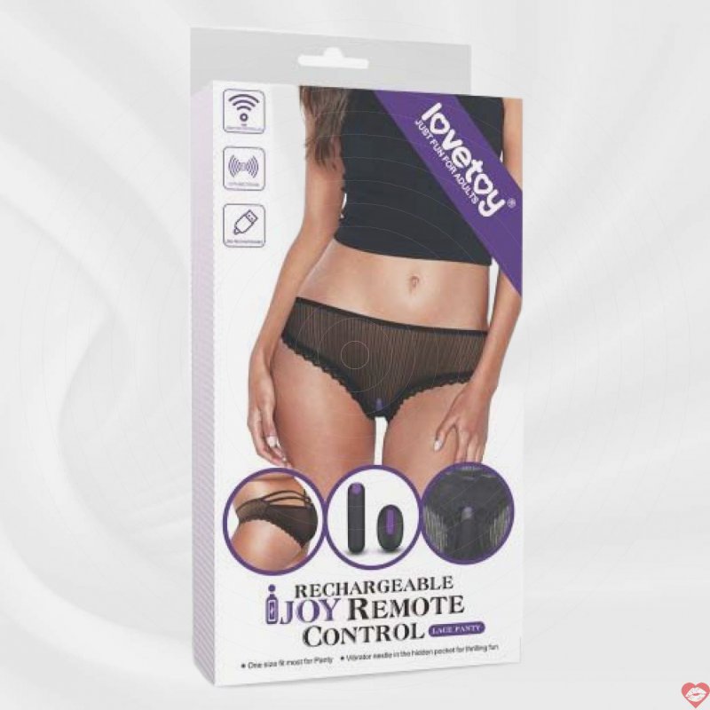 Trứng rung điều khiển từ xa Lovetoy IJOY Rechargeable quần lót ren 10m