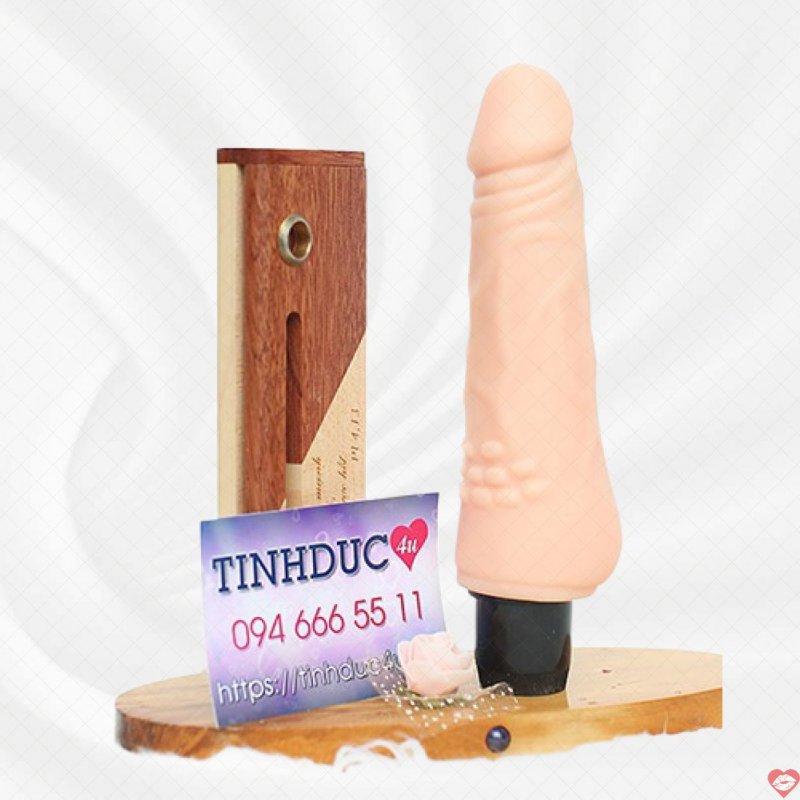 Lovetoy 8 Inch Real Feel Siêu Mềm Mịn Rung Mạnh Mẽ Hàng Chính Hãng 