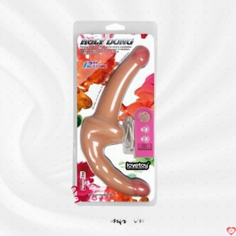 Dương vật 2 đầu siêu mềm có rung Lovetoy Holy Dong