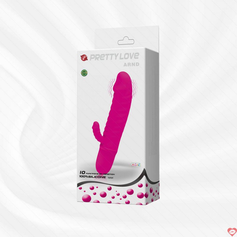 Dương vật silicon nhỏ nhắn rung PrettyLove Arnd