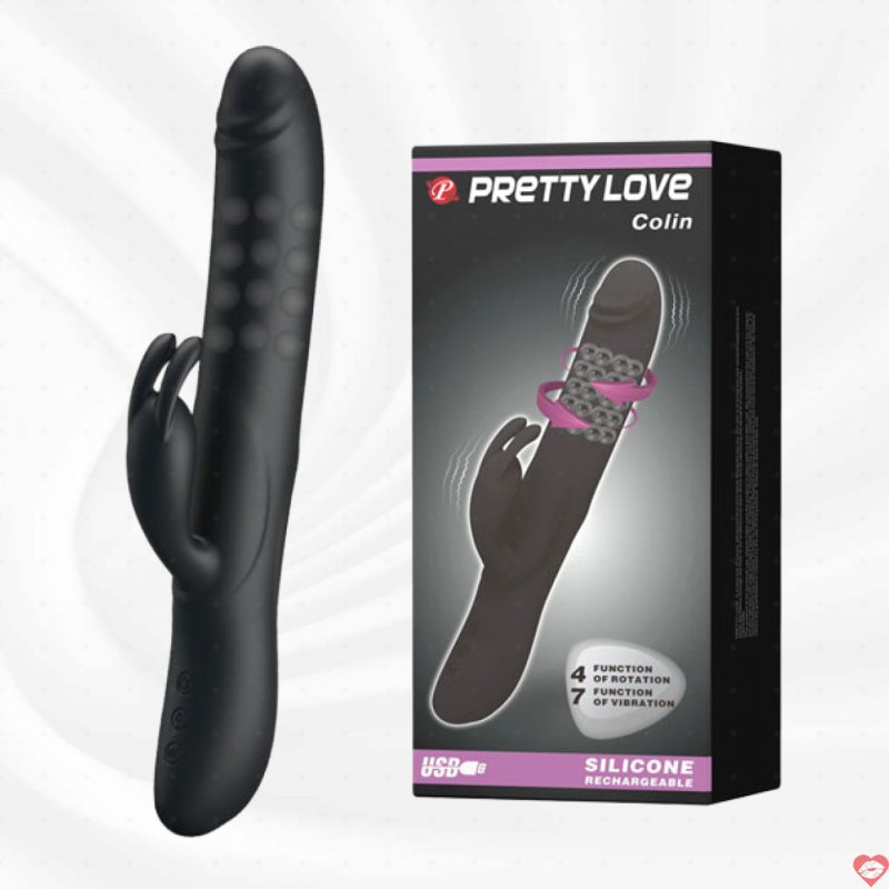 Dương Vật Giả PrettyLove Colin Cao Cấp Rung Xoay Đa Chế Độ