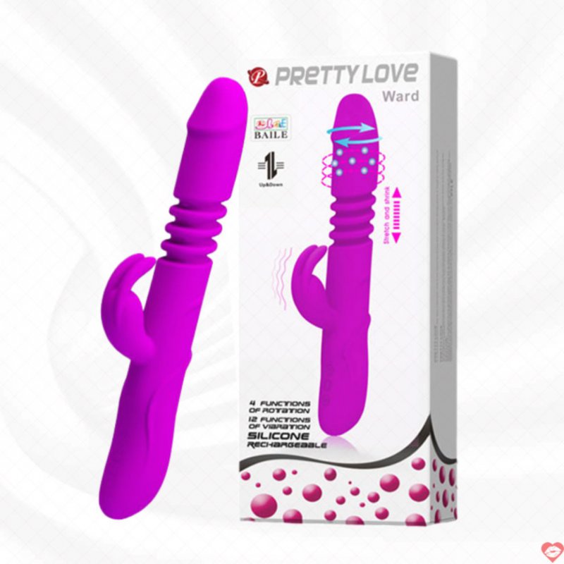 Dương Vật Giả Pretty Love Ward Rung Thụt Đa Năng Pin Sạc