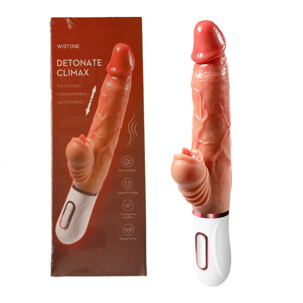 Dương Vật Giả Detonate Climax Rung Thụt Liếm Siêu Mềm