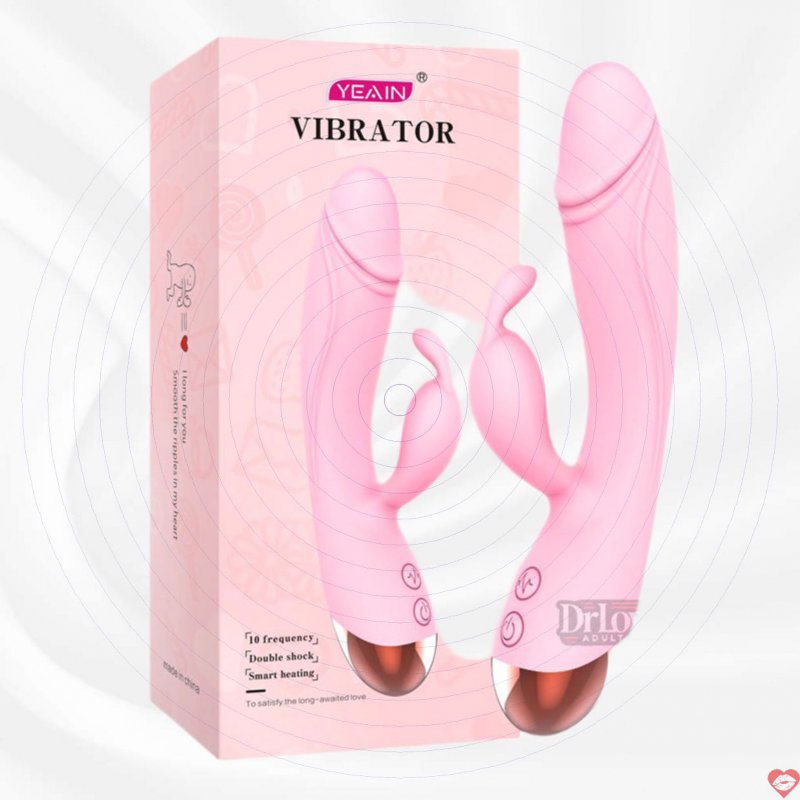 Dương Vật Giả Rung Thỏ Yeain 10 Chế Độ + Sưởi Ấm