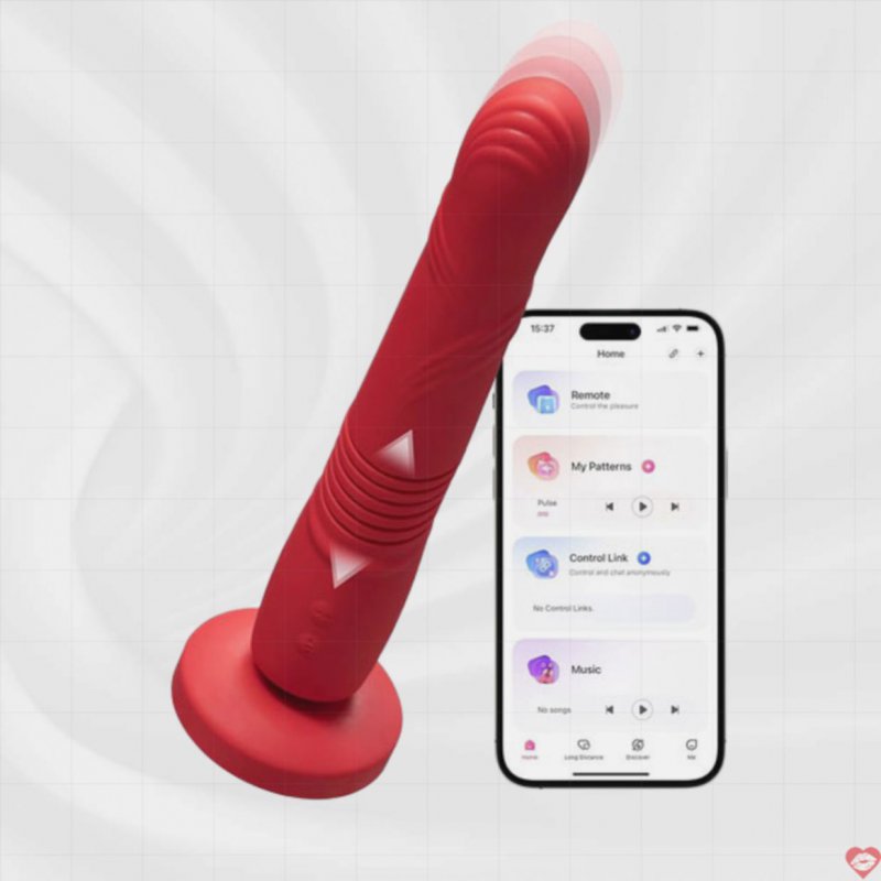 Dương vật giả Lovense Gravity rung thụt kết nối app điều khiển thông minh 