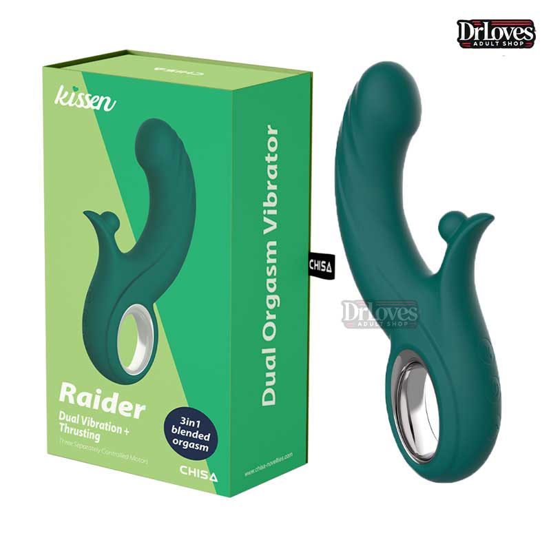 Dương Vật Giả Kissen Raider 3in1 Rung Thụt Cao Cấp