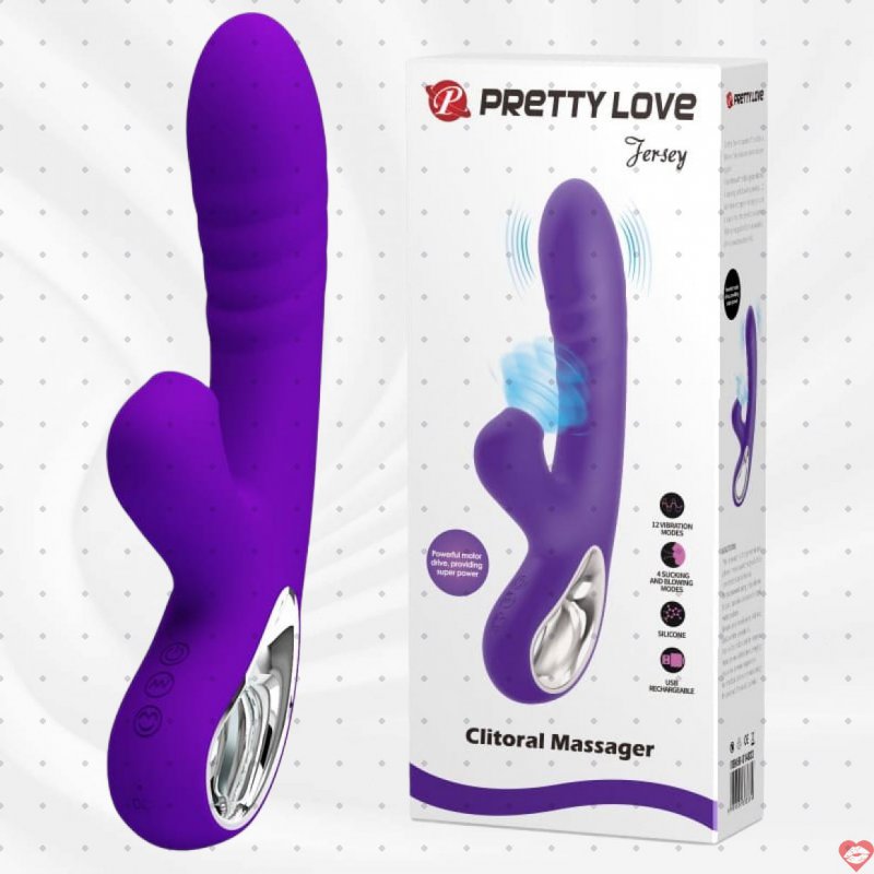 Dương vật giả rung mút cao cấp Pretty Love Jersey