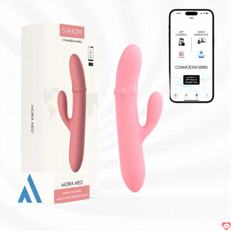 Svakom Mora Neo chim giả rung có gai di chuyển kết nối App