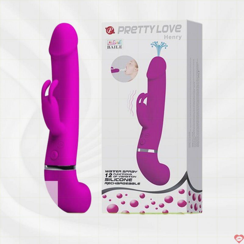 Dương vật giả Pretty Love Henry phun nước kích thích mạnh mẽ 