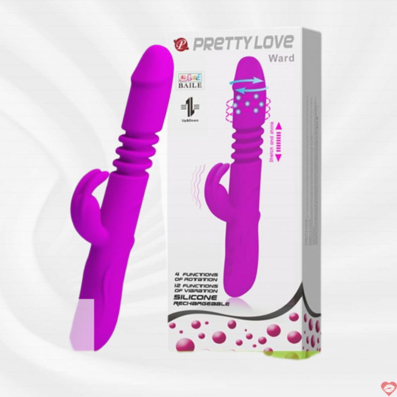 Dương vật giả rung ngoáy thụt Pretty Love Ward