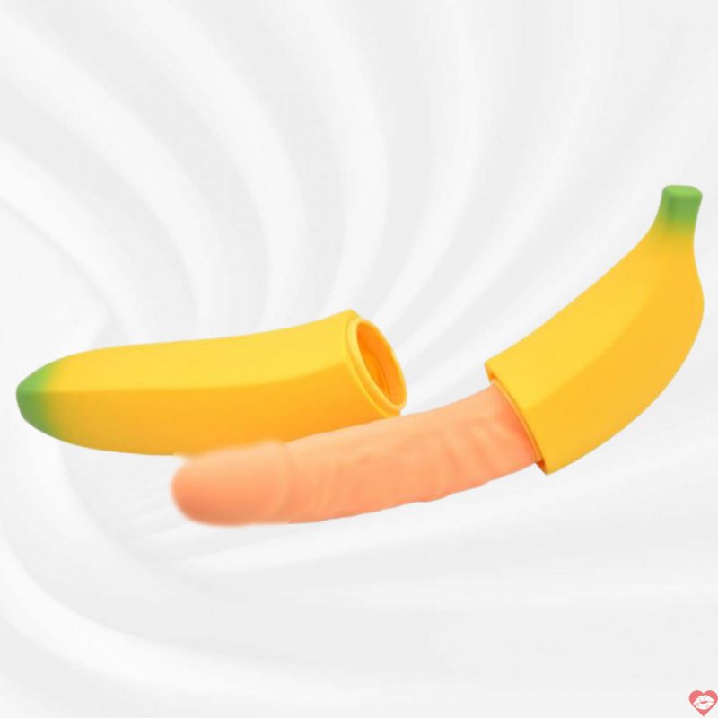 MOYLAN BANANA dương vật giả rung siêu mềm cảm giác thật 