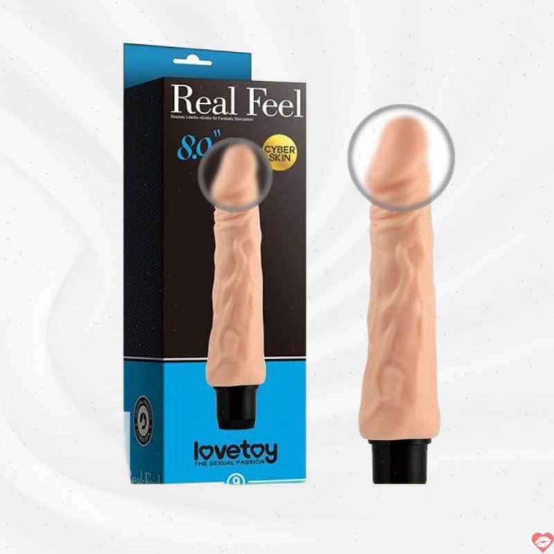 Dương vật giả giá rẻ siêu rung mền mịn như thật Lovetoy Real Feel
