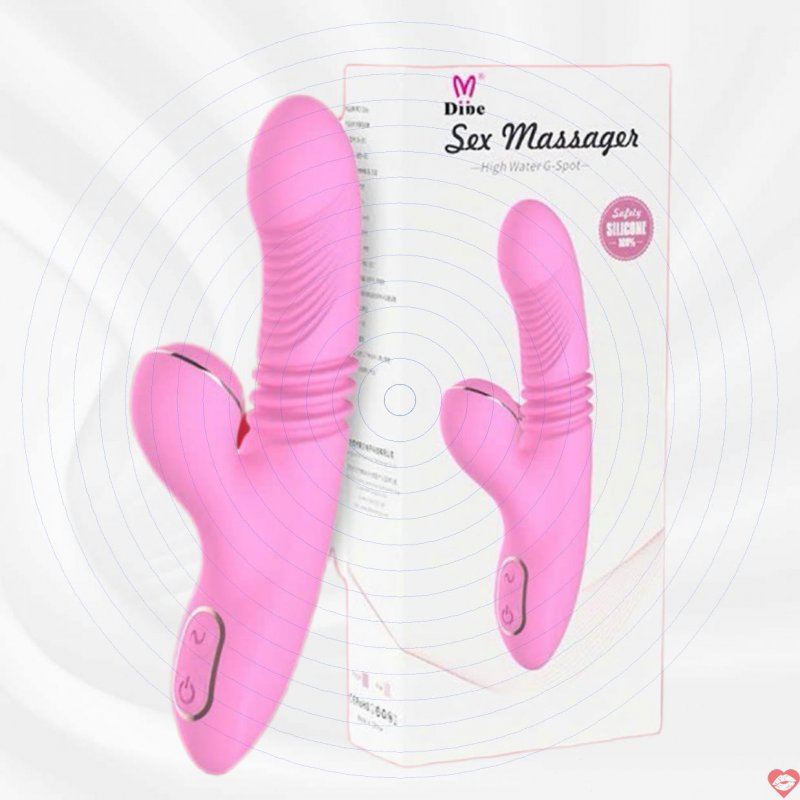 Dương vật giả Dibe Sexy Massager rung thụt ngoáy bú hút điểm G