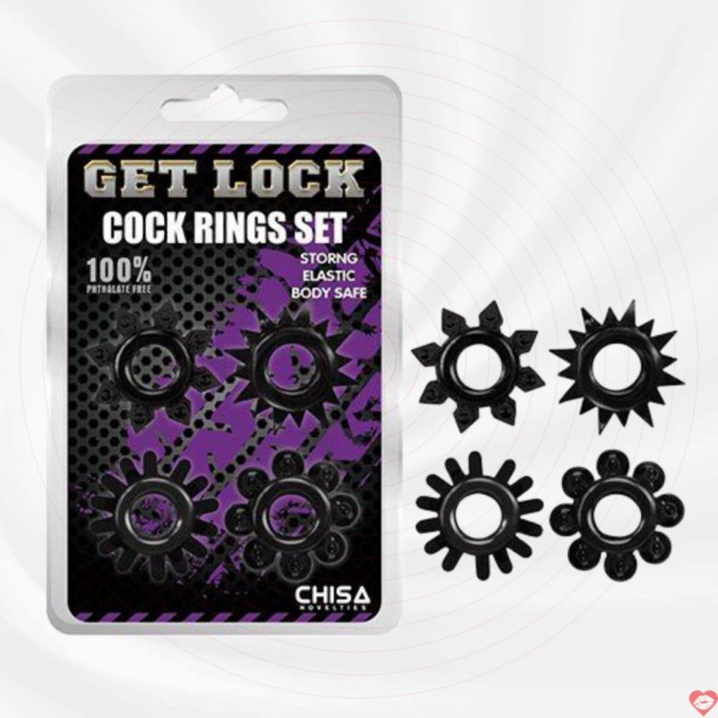 Bộ vòng gai silicon sao biển Get lock độc đáo