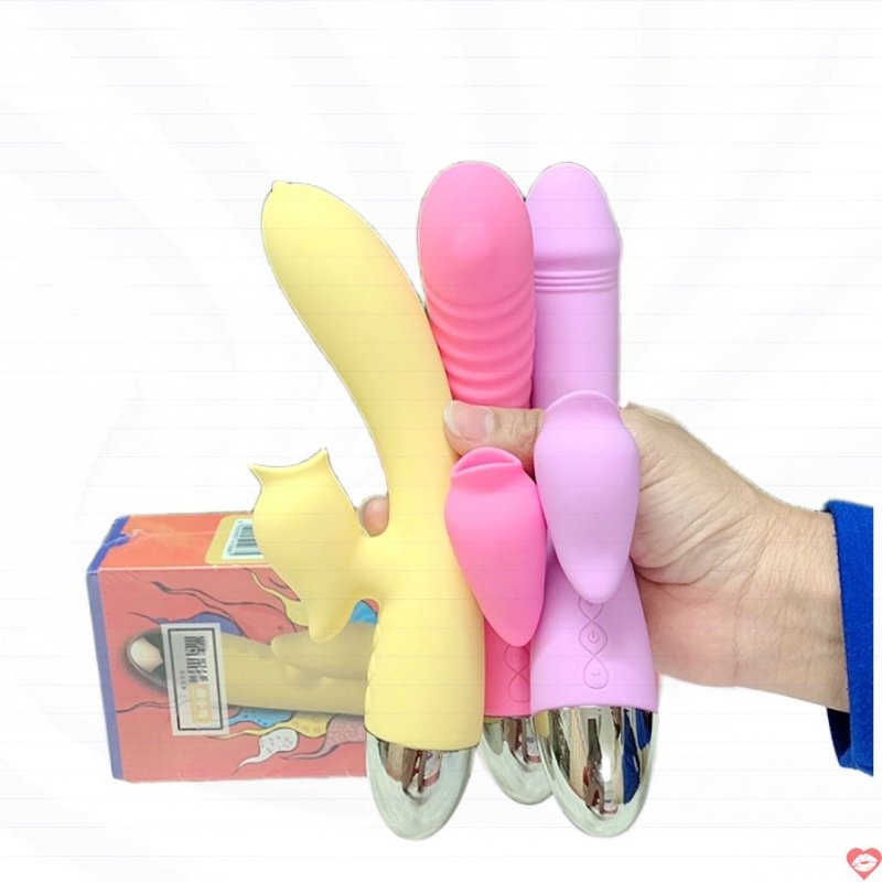 Dương Vật Giả Leten Rung Liếm Có Nhiệt Độ