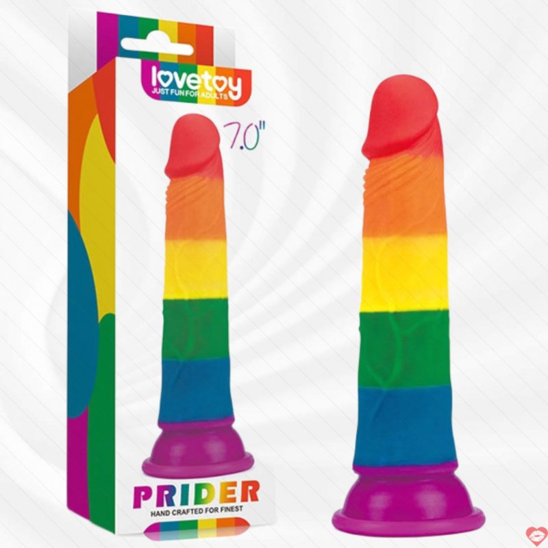 Dương vật giả đa sắc Lovetoy Prider 7