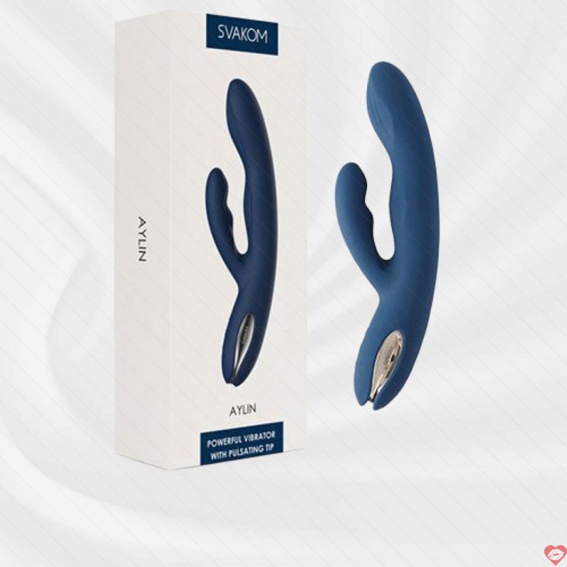 Svakom Alyn- Máy rung 2 đầu với gân bi nổi và sóng rung độc đáo