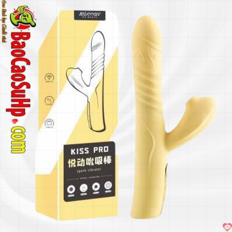 Dương vật giả cao cấp KissPro Mizzzee rung thụt hút 2020