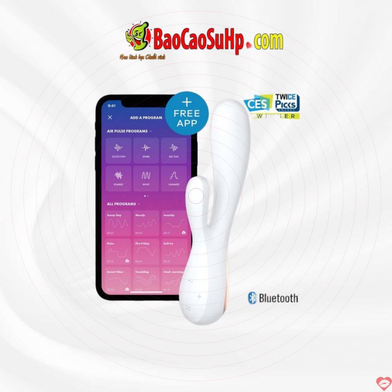Sextoys USA Satisfyer Mono Flex rung đa chế độ điều khiển APP 