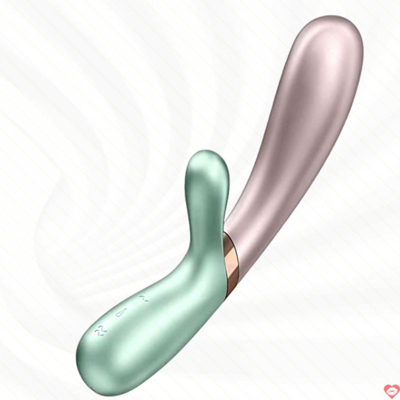 Dương vật giả USA Satisfyer – Hot Lover Warming Rabbit Vibrator with Bluetooth and App