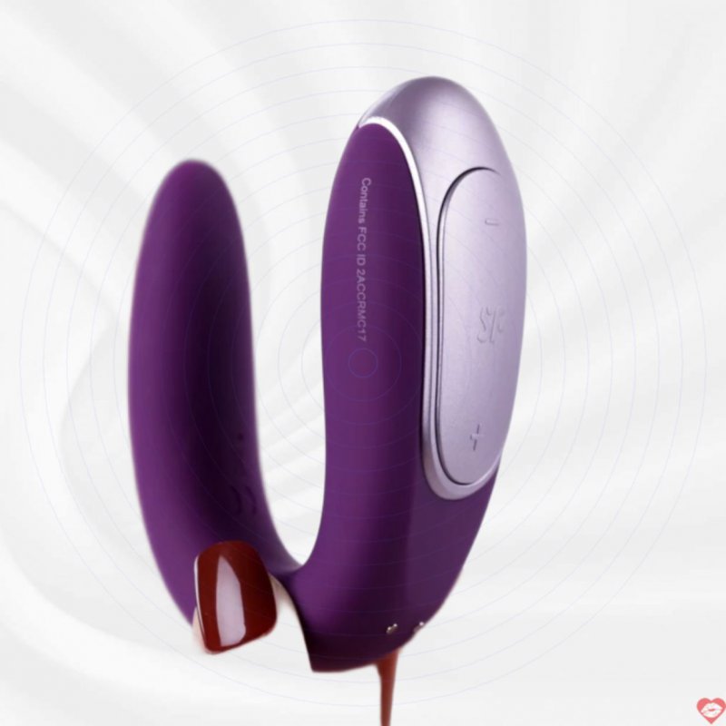 Satisfyer Double Fun máy rung 2 đầu kết nối app điều khiển từ xa