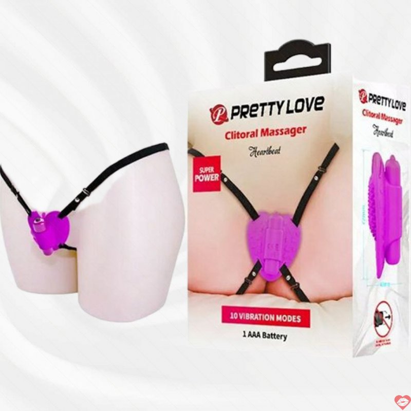 Trứng rung tình yêu gắn dây đeo Pretty Love Clitoral
