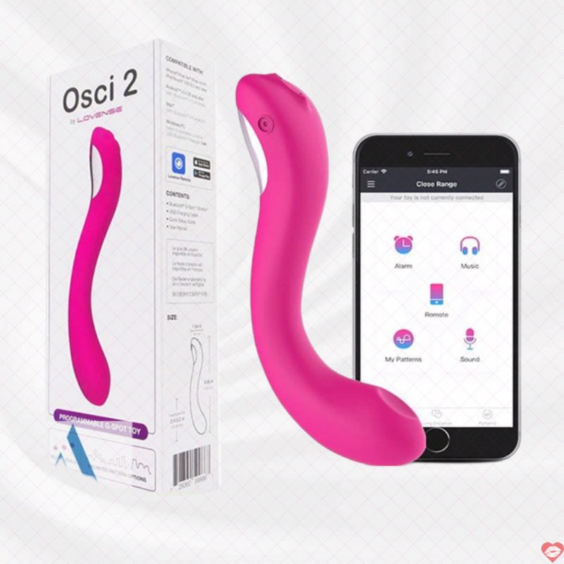 Lovense Osci 2 Máy rung điểm G cao cấp điều khiển bằng smartphone