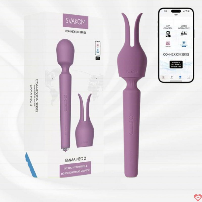 Chày rung cao cấp có sưởi ấm kết nối App Svakom Emma Neo 2