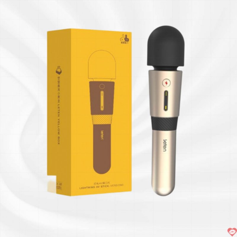 Chày rung Leten Lightning 3 sưởi ấm mạnh mẽ kích thích âm vật 