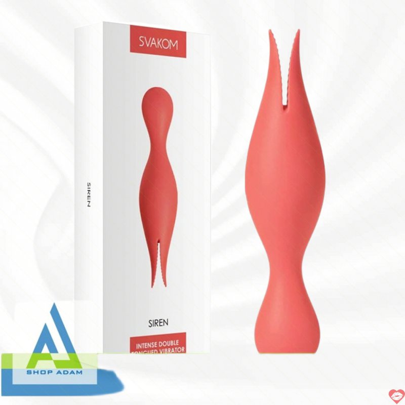 Chày rung massage cho nữ có 2 đầu cao cấp Svakom Siren