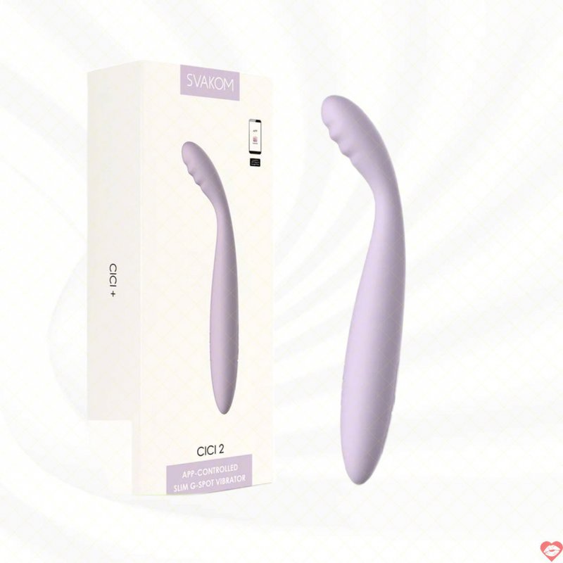 Máy rung âm vật mini có sưởi ấm Svakom Cici 2 App-Controlled
