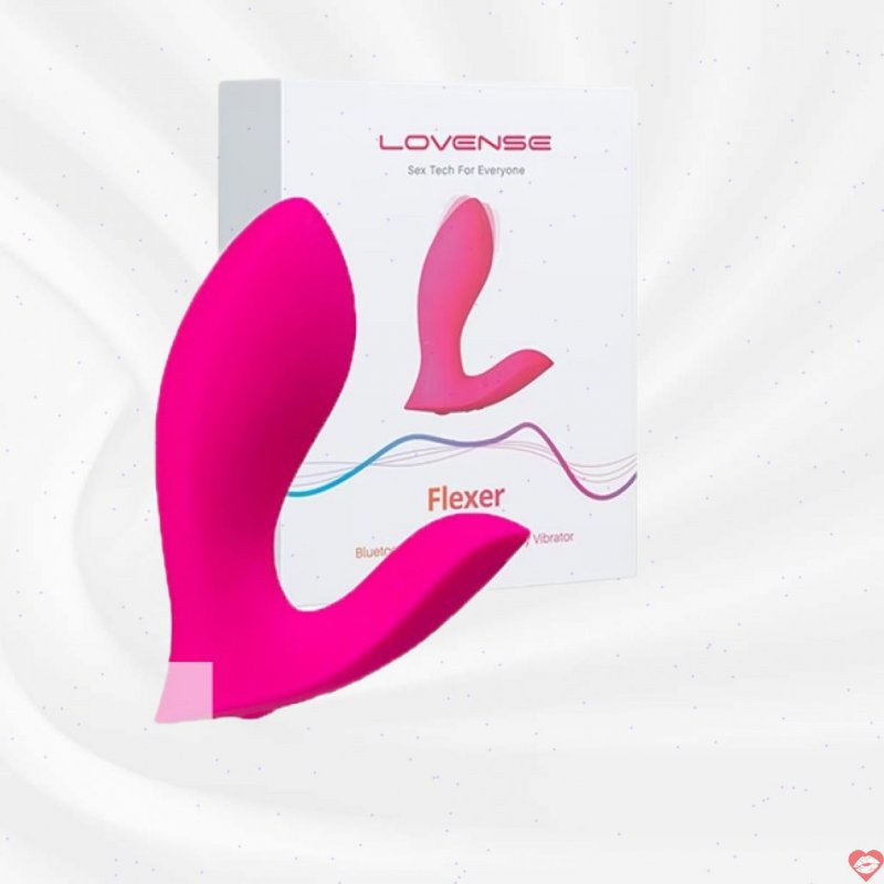 Lovense Flexer máy massage điểm G 2 đầu rung chuyển động