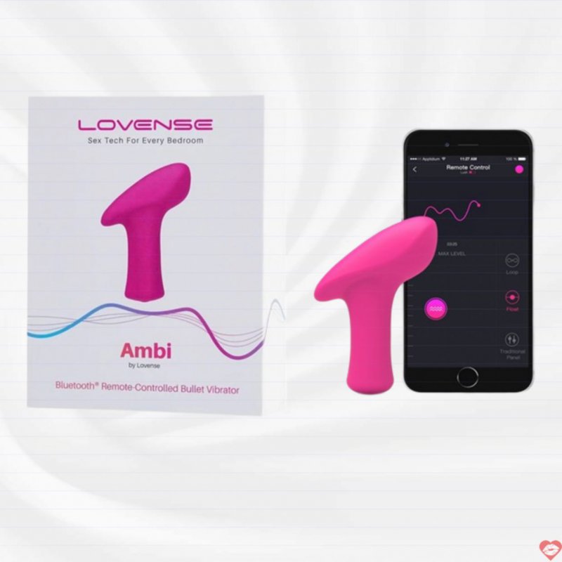 Lovense Ambi sex toy mini cao cấp cho nữ điều khiển từ xa bằng điện thoại