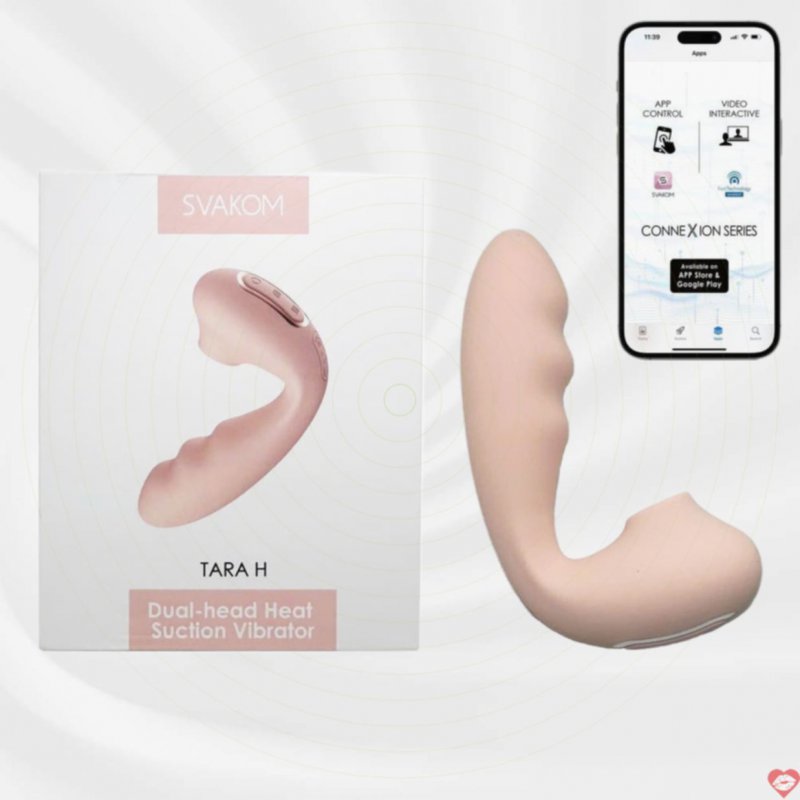 Svakom Tara H máy mát xa vùng kín có rung hút sưởi ấm kết nối App