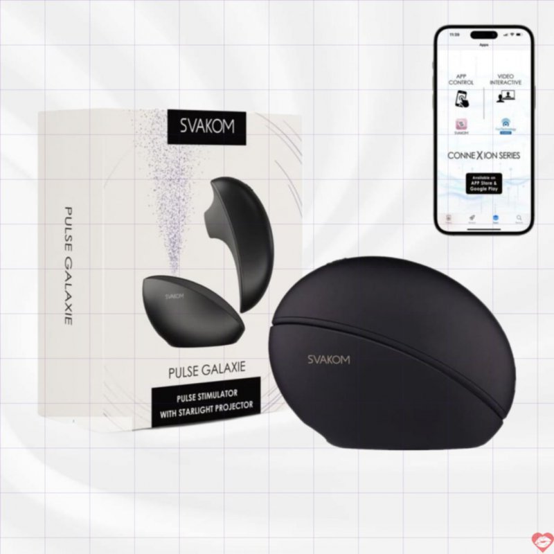 Svakom Pulse Galaxie máy hút AV kết nối App có đèn chiếu trang trí