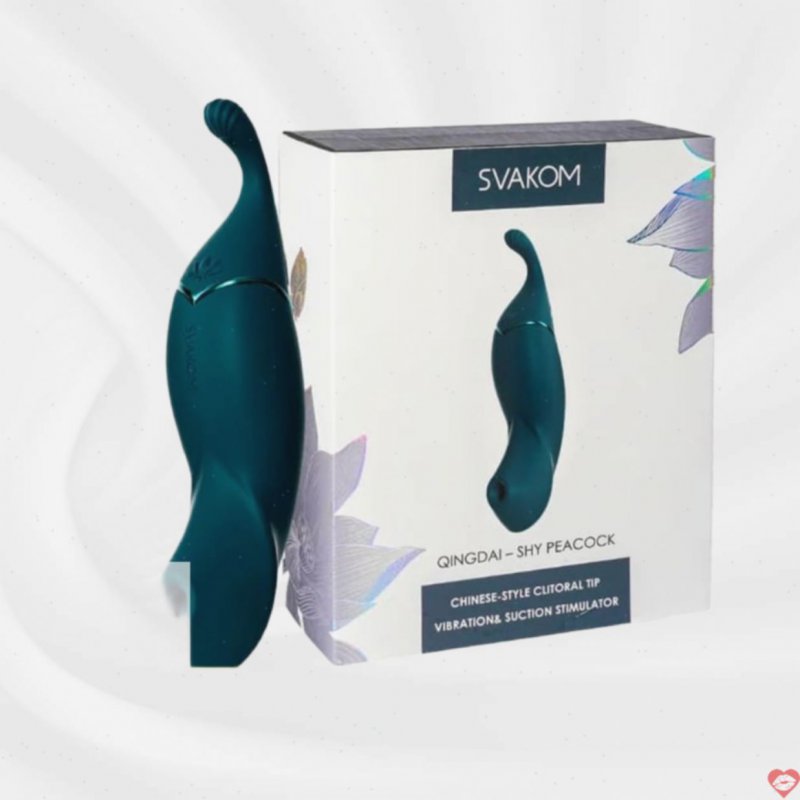 Svakom Qingdai Shy Peacock máy tự sướng rung hút cho nữ