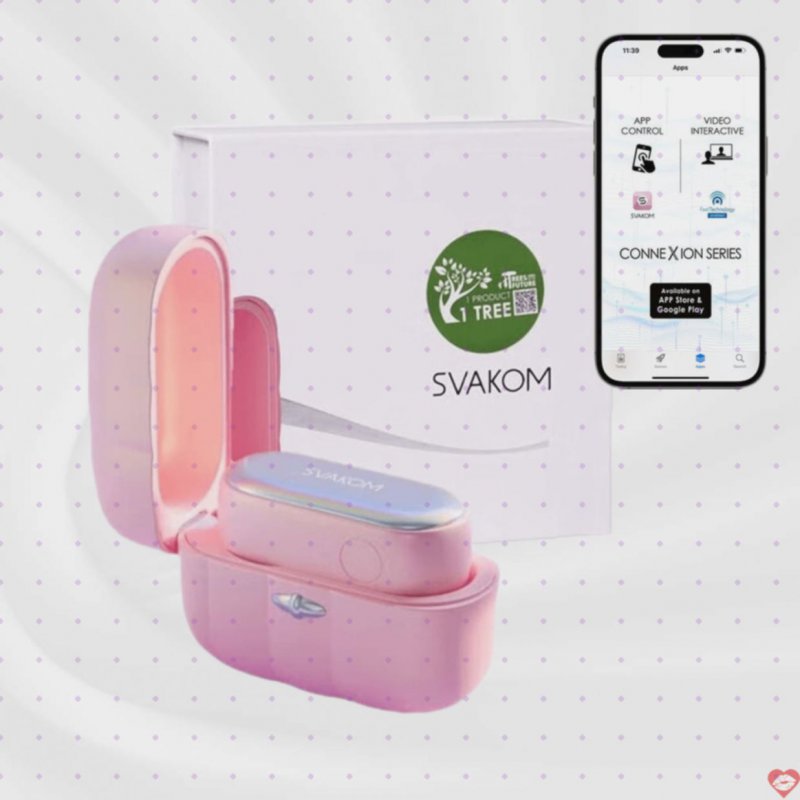 Máy rung hút âm vật mini có sưởi ấm kết nối App Svakom Mimiki