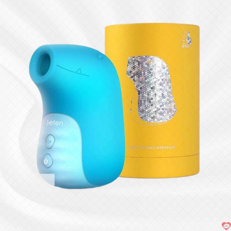 Leten Sucking Massager máy rung hút âm vật có sưởi ấm sạc không dây