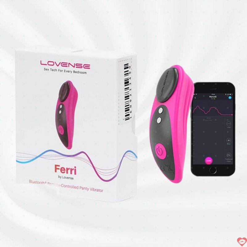 Lovense Ferri máy rung mini gắn quần lót điều khiển bằng điện thoại