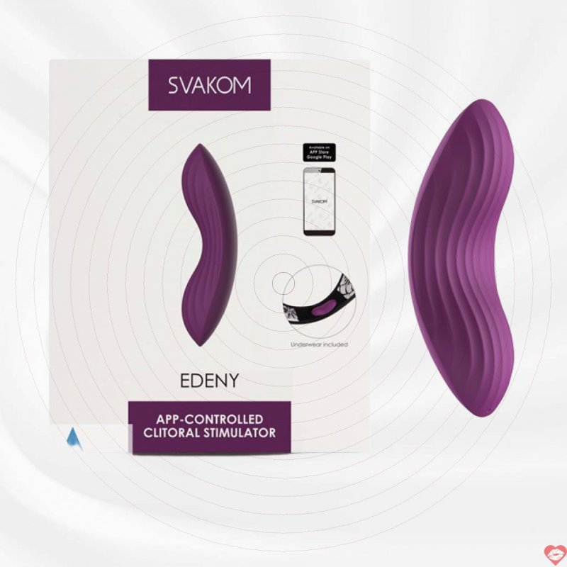 Máy trứng rung mini gắn quần lót điều khiển qua app Svakom Edeny