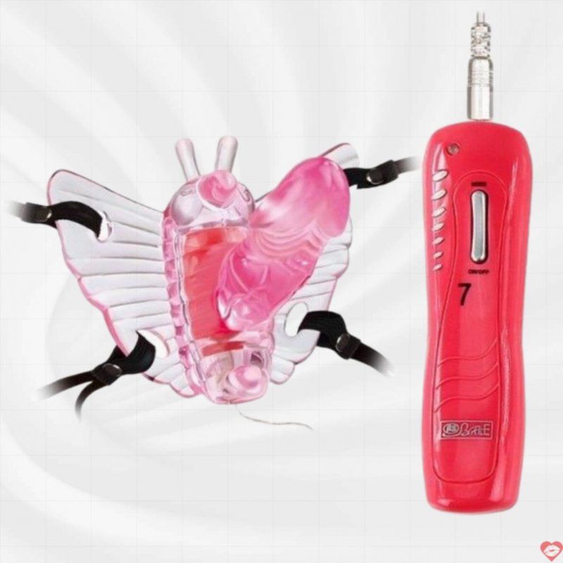 Máy rung vùng kín có dây đeo Pretty Love Butterfly Mini