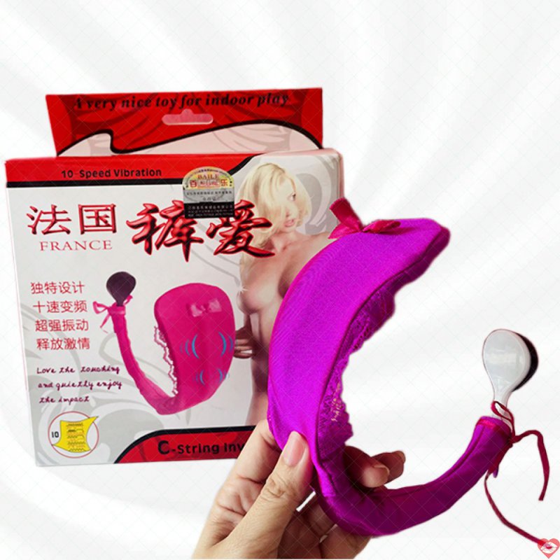 Quần chip rung kích thích vùng kín phái nữ Baile C-String