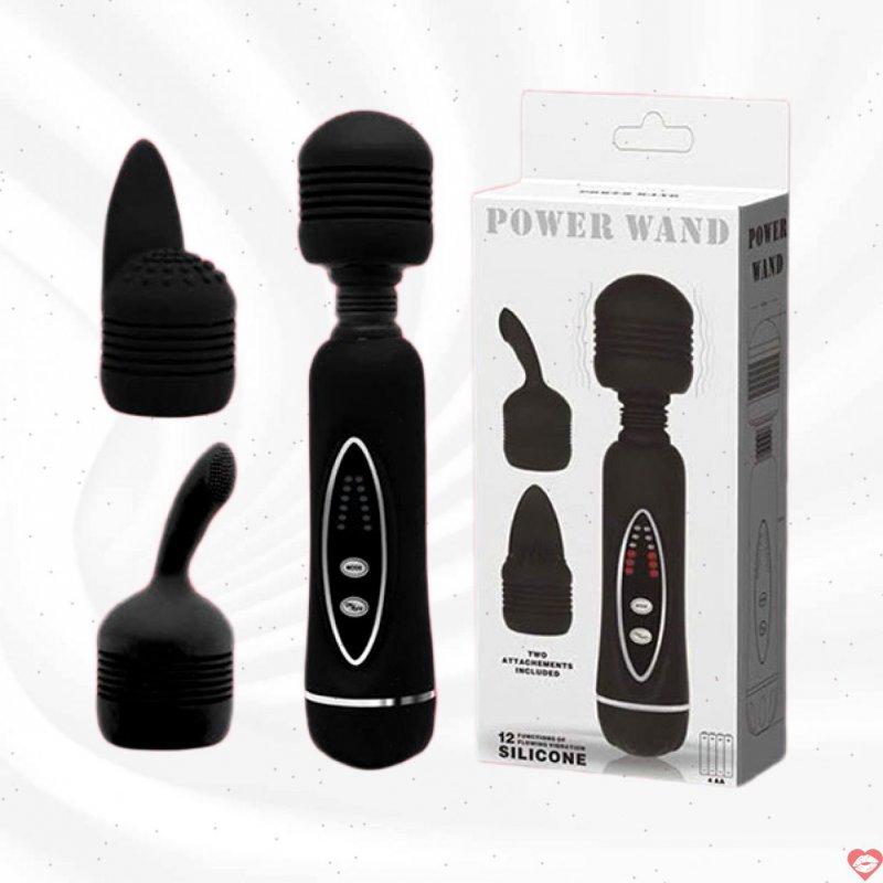 Chày rung Baile Power Wand 3 đầu đổi mới chăm sóc thư giãn 