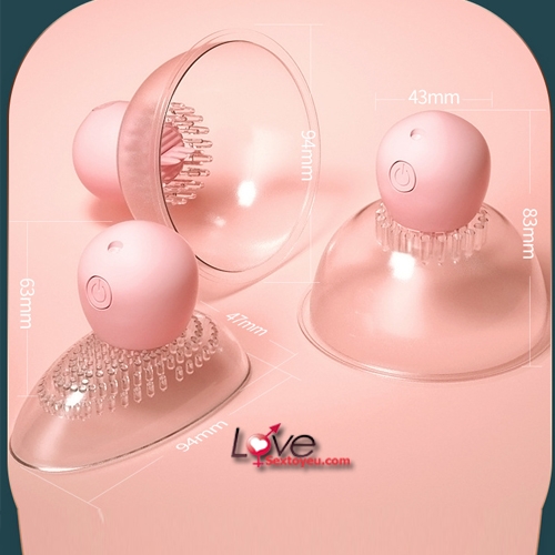 Máy rung liếm nhũ hoa vùng kín điều khiển từ xa