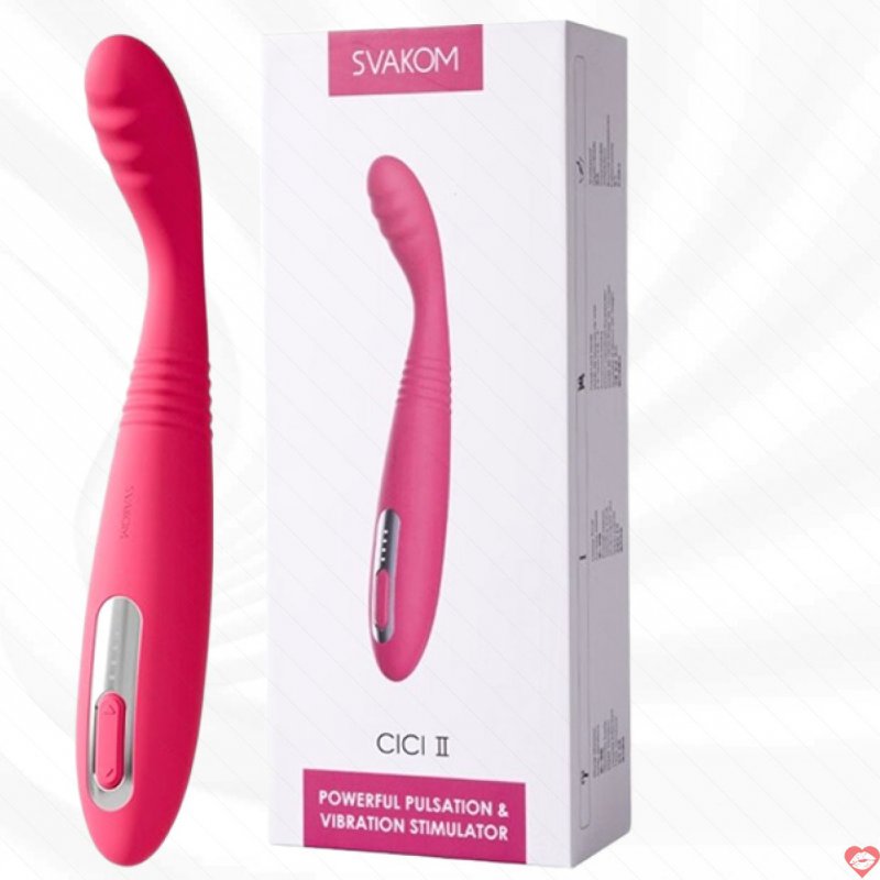 Ngón tay mini kích thích điểm G Svakom Cici II rung thụt cực phê