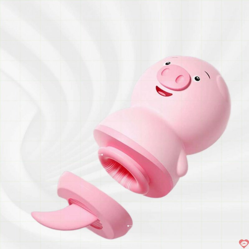Lợn liếm Pig Love Ver 2 Update Hút liếm 2in1 silicone mềm mại chống nước